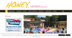 Desktop Screenshot of honey-magazin.de